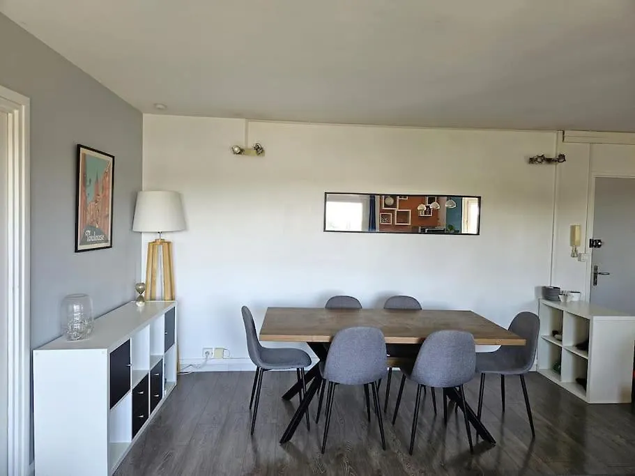 公寓 T2 Toulouse Centre - Metro, Parking, Balcon公寓